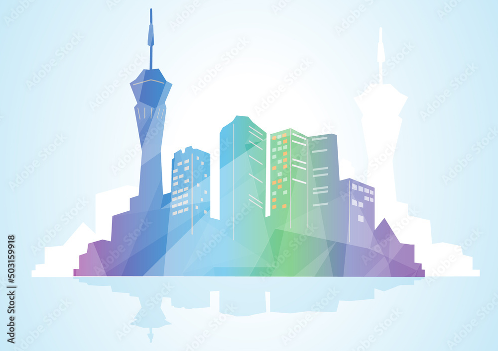 Obraz premium city skyline