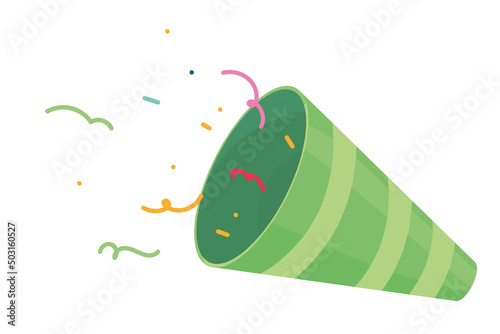 party horn confetti