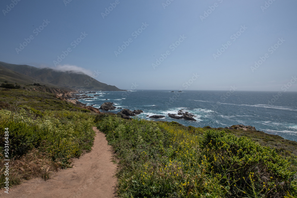 Küstenabschnitt in Big Sur in Kalifornien