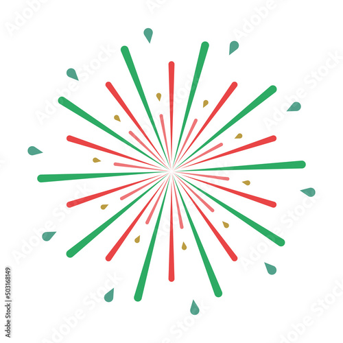 fireworks icon isolated