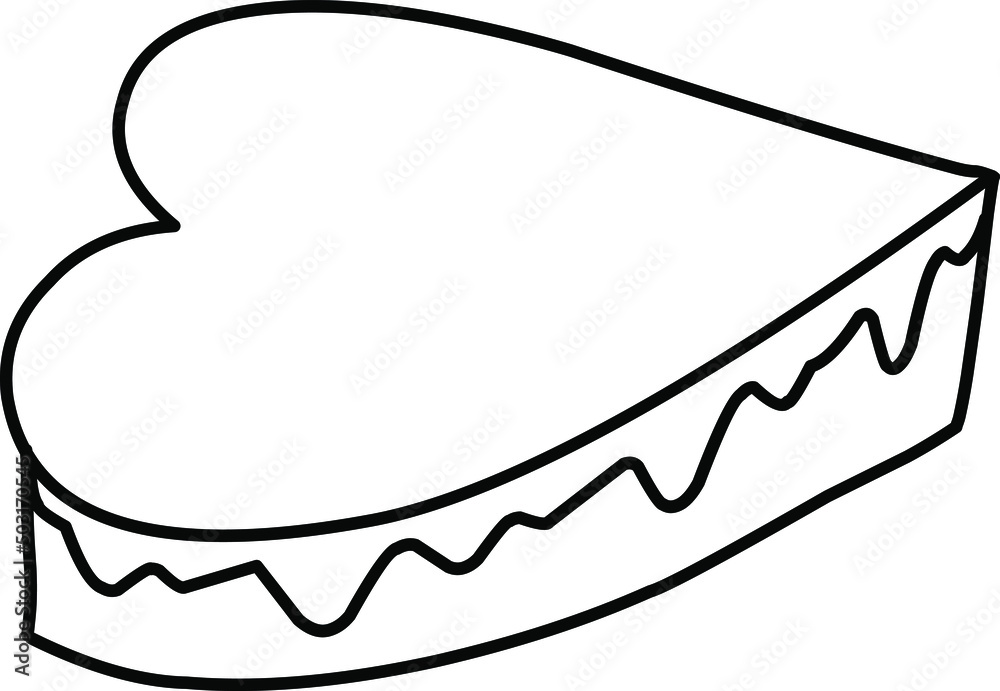 Hand-Drawn Cake Illustration Hand-Drawn Cake Illustration