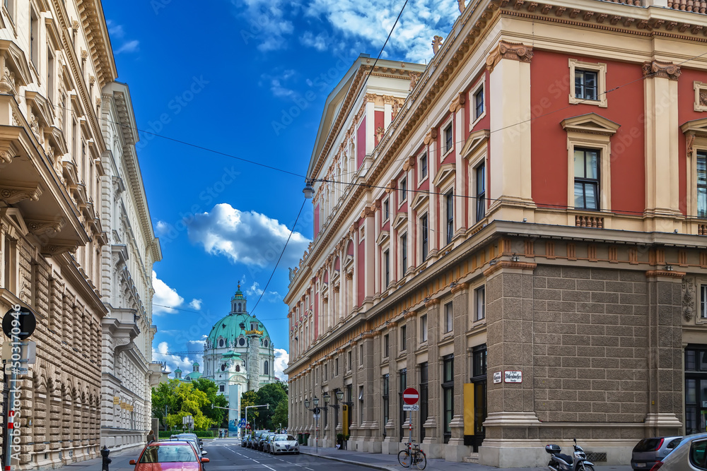 Street in Vienna, Austria