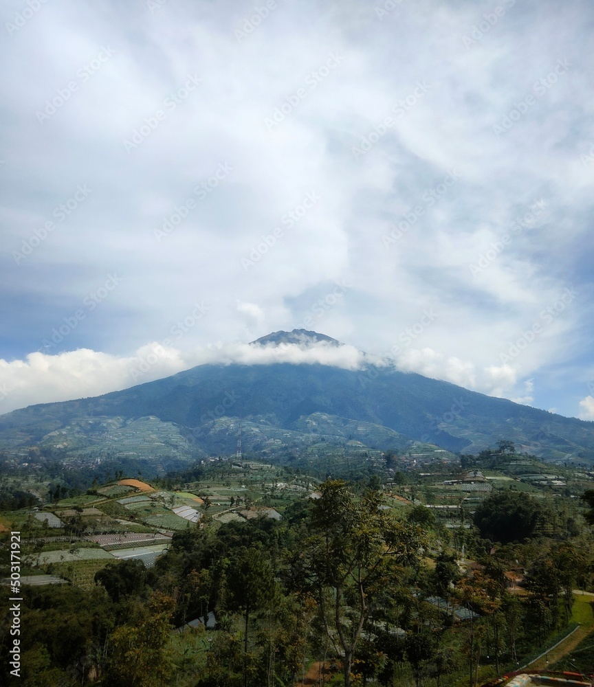 Fototapeta premium clouds in the mountains