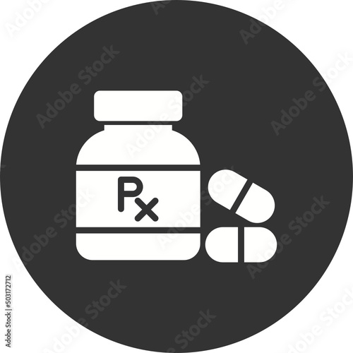 Pills Bottle Icon