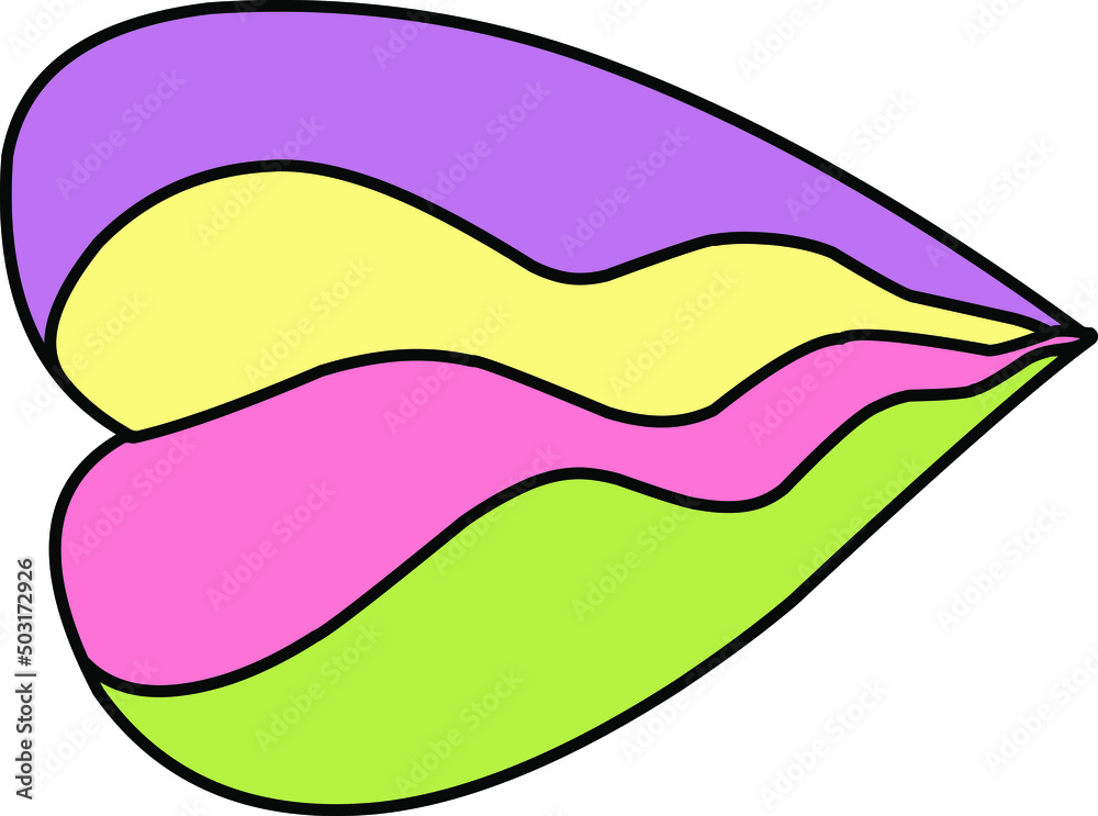 Colorful cake illustration Colorful cake illustration