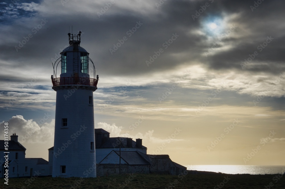 lighthouse on the coast of Ireland
