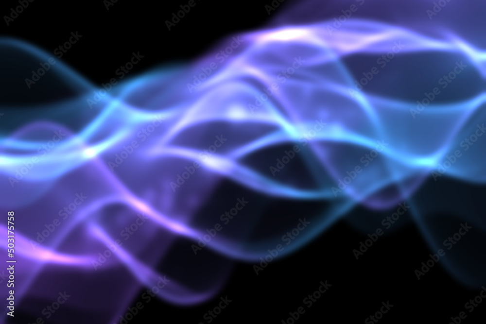 Obraz premium Blue Abstract Smoke Background
