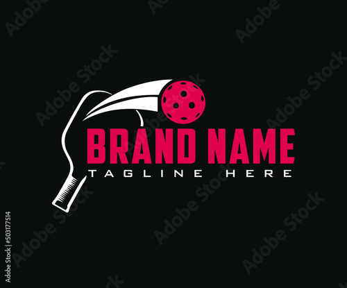 pickleball logo for any business especially for sport team, club, community.