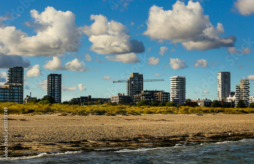 Photography Urban construction at Amager beach Denmark