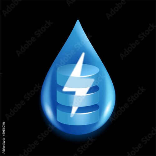 Energy Drink 3D icon with charging indicator