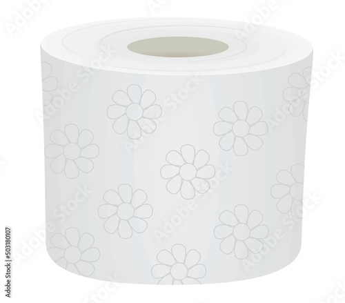 Toilet paper roll. vector illustration