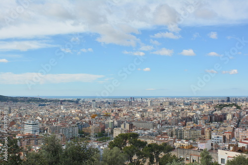Barcellona - la Città di Barcellona - Vista Aerea Dall'alto