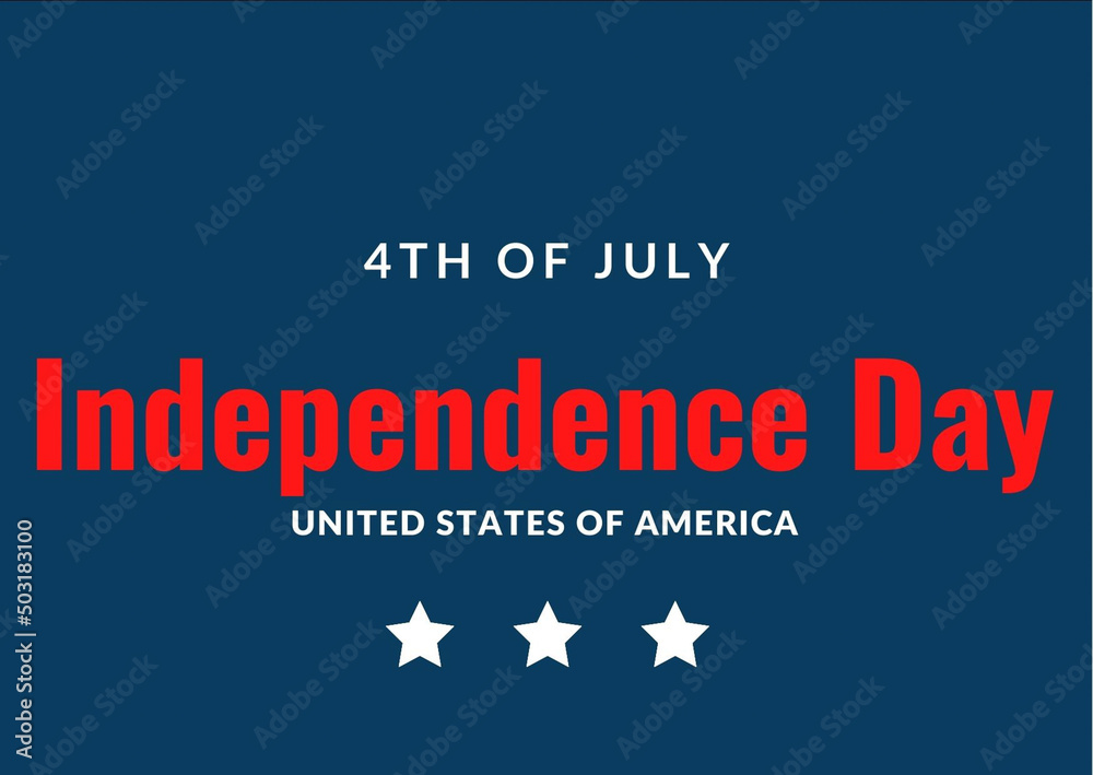 Happy Fourth of July. Independence day of the United States, 4th of July. 