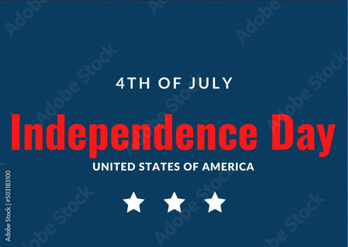 Happy Fourth of July. Independence day of the United States  4th of July. 