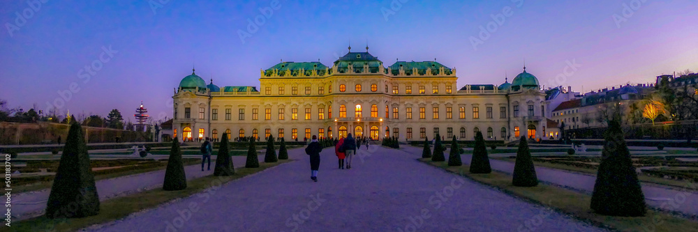 Naklejka premium panorama of vienna