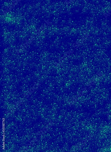Dark Blue Glitter Background Green