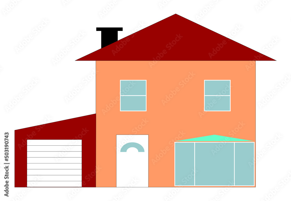 single house with garage single house with garage