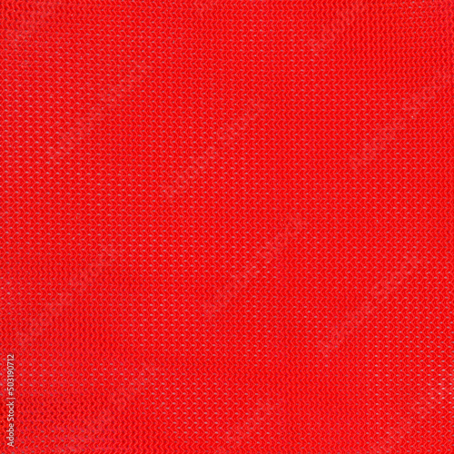 red polyester fabric texture background