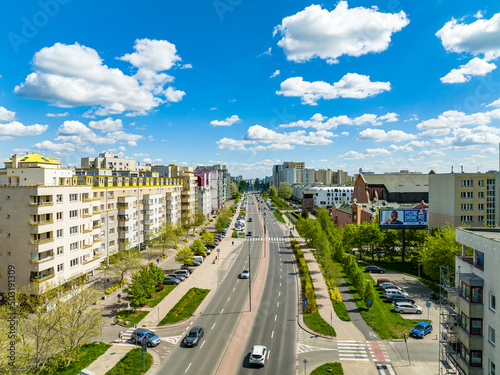 Obraz na płótnie Warszawa w salonie