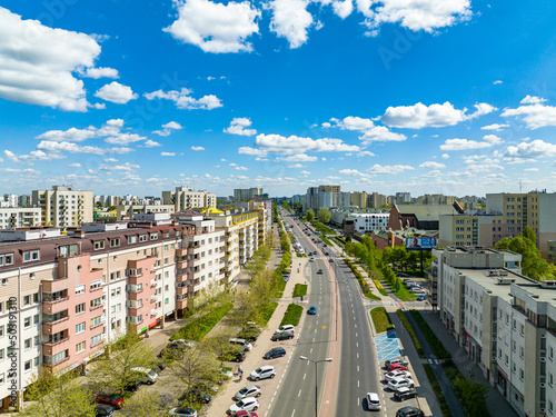 Obraz na płótnie Warszawa w salonie