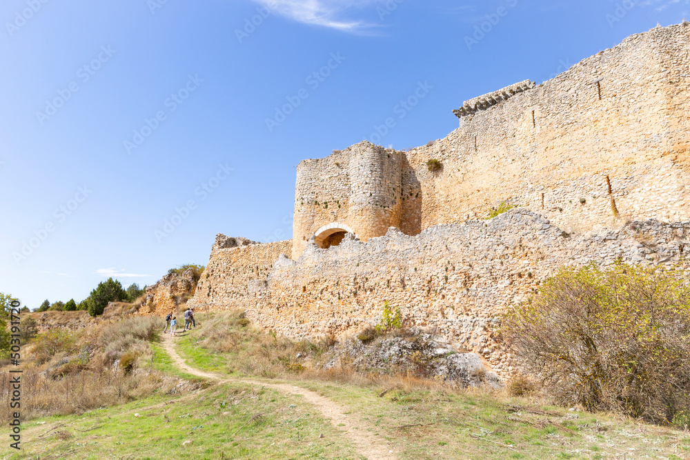 medieval castle of Ucero, province of Soria, Castile and Leon, Spain