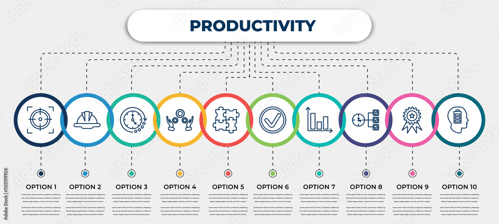 vector infographic template with icons and 10 options or steps ...
