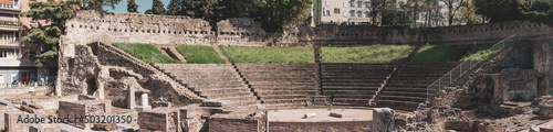 The Roman amphitheater of Trieste is located at the foot of the hill of San Giusto, in the center of the city
