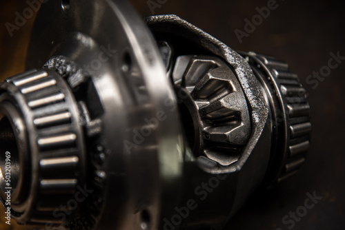 Differential removed from modern automatic transmission for future repairs