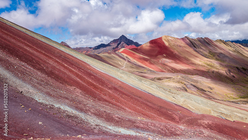 Vinicunca or Rainbow Mountain, Peru