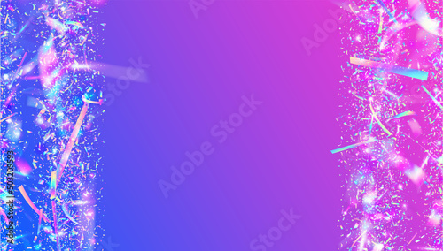 Rainbow Glare. Webpunk Art. Glamour Foil. Iridescent Confetti. V