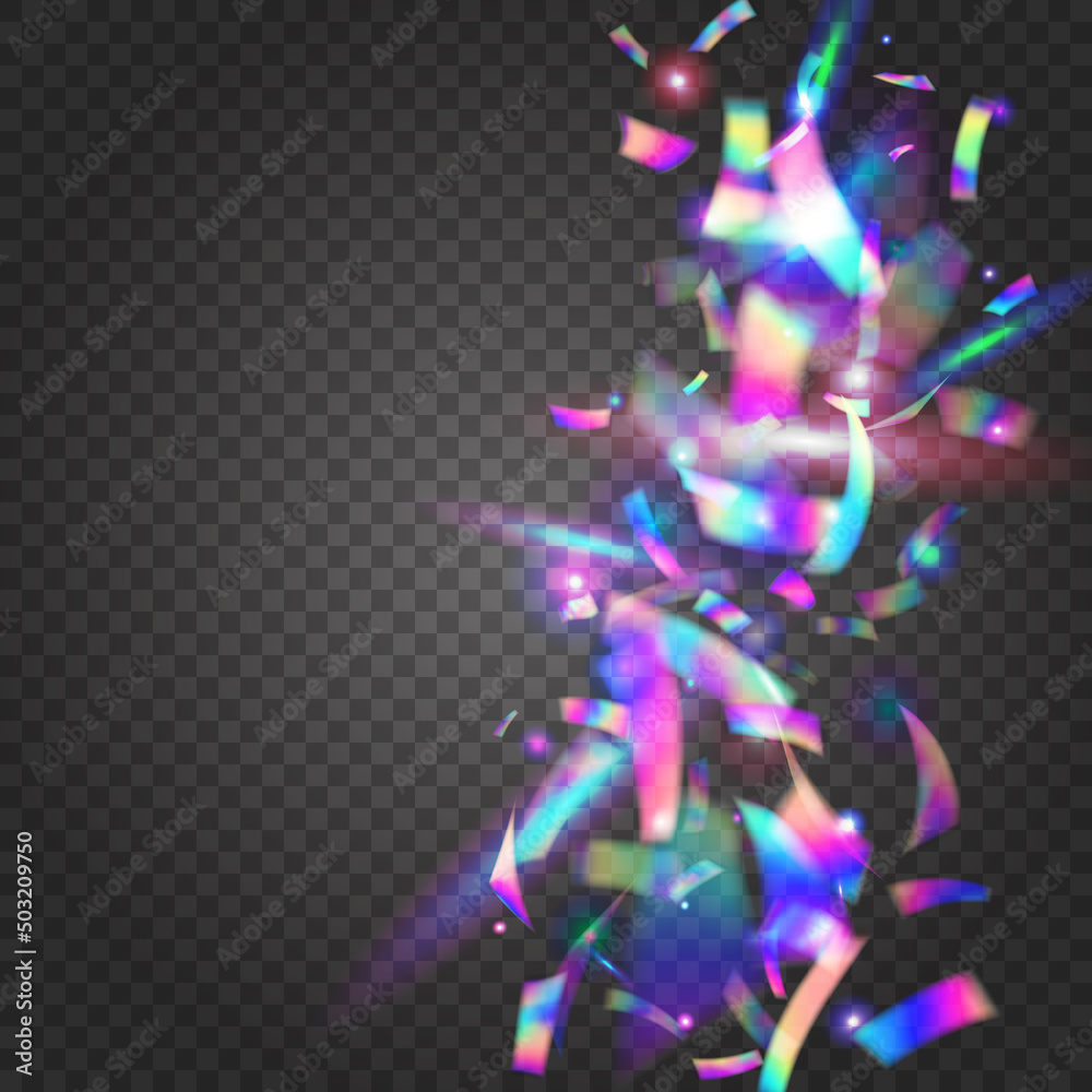 Obraz premium Glitch Texture. Birthday Confetti. Disco Burst. Party Abstract B