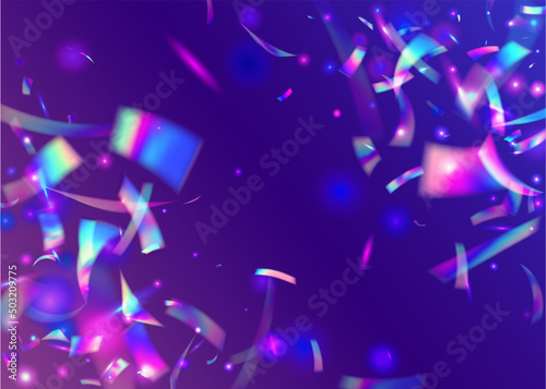 Carnival Glitter. Transparent Texture. Laser Burst. Iridescent C