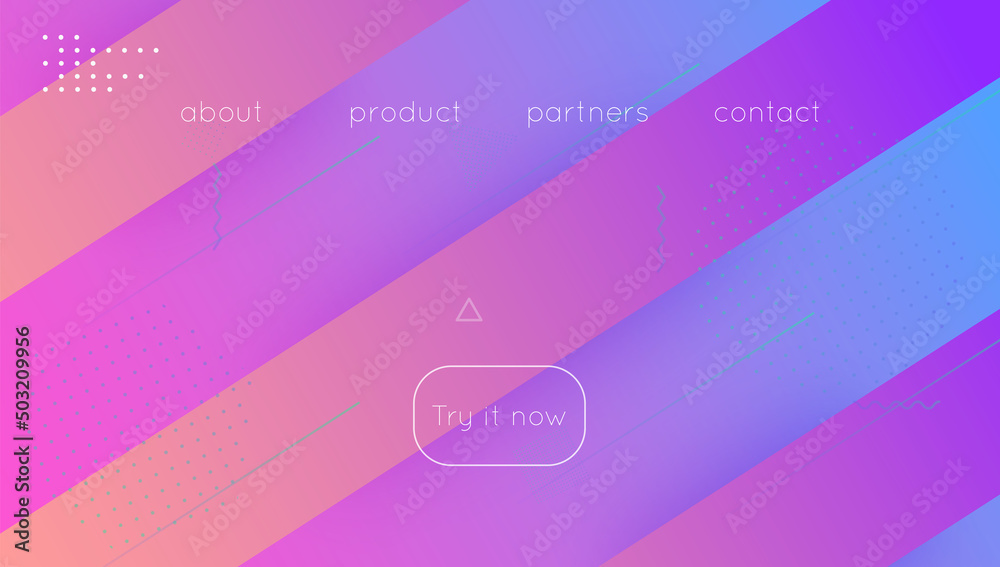 Dynamic Design. Cool Landing Page. Pink Trendy Layout. 3d Fluid Dynamic Design. Cool Landing Page. Pink Trendy Layout. 3d Fluid