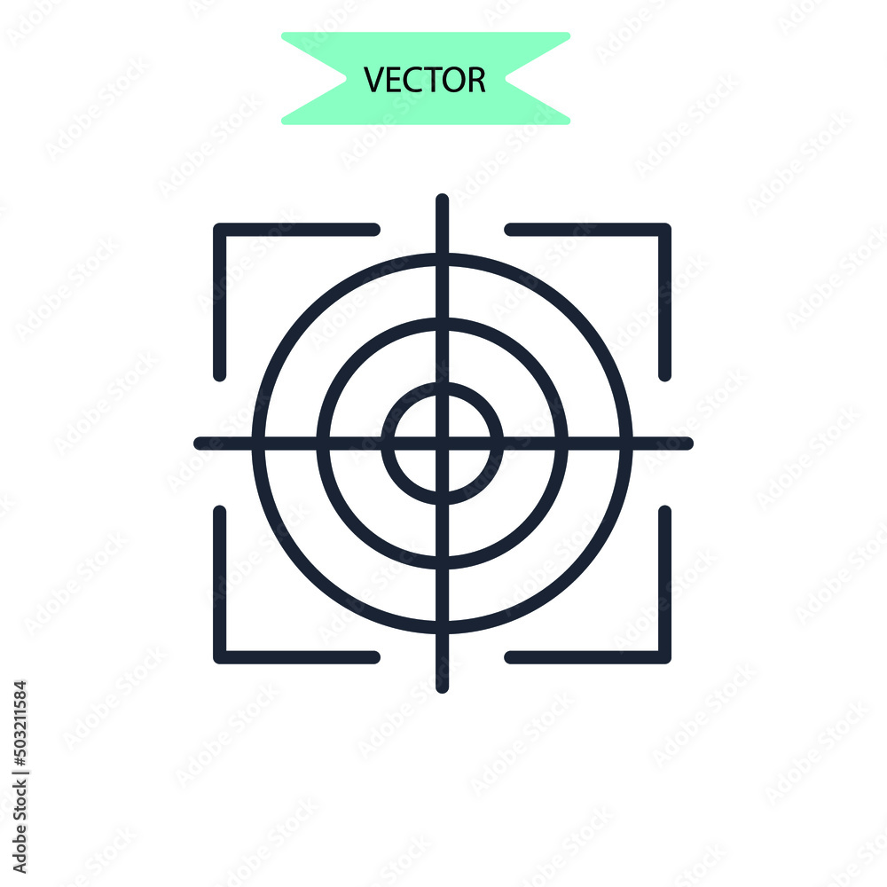 goal icons symbol vector elements for infographic web goal icons symbol vector elements for infographic web