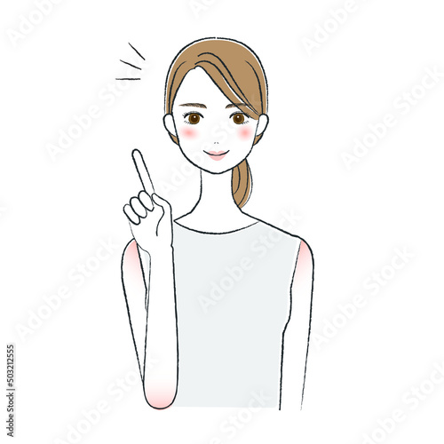 女性　美容　スキンケア　イラスト
