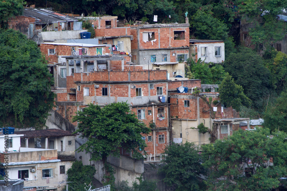 Providencia shantytown in Rio de Janeiro, Brazil.