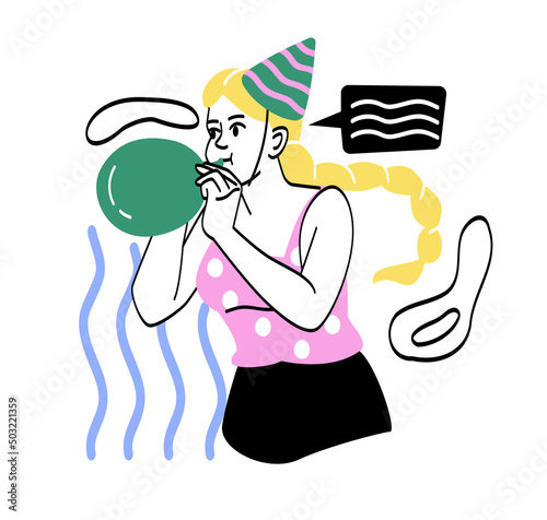Preparing for birthday party