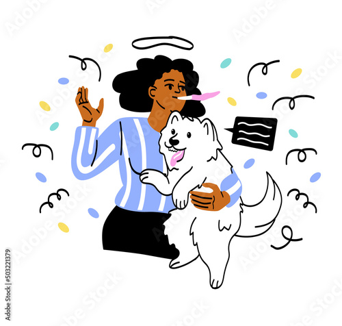 Preparing for birthday party