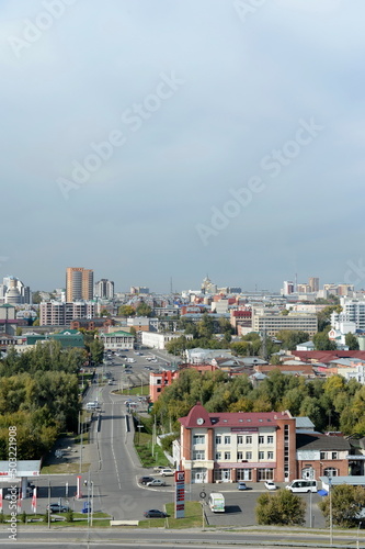 View of the city of Barnaul from the Nagorny Park