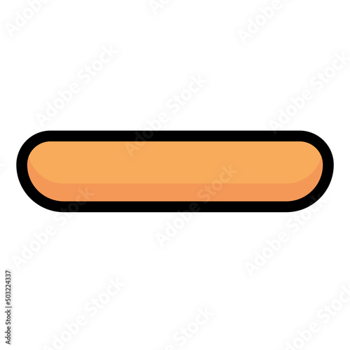Hamburger bread icon