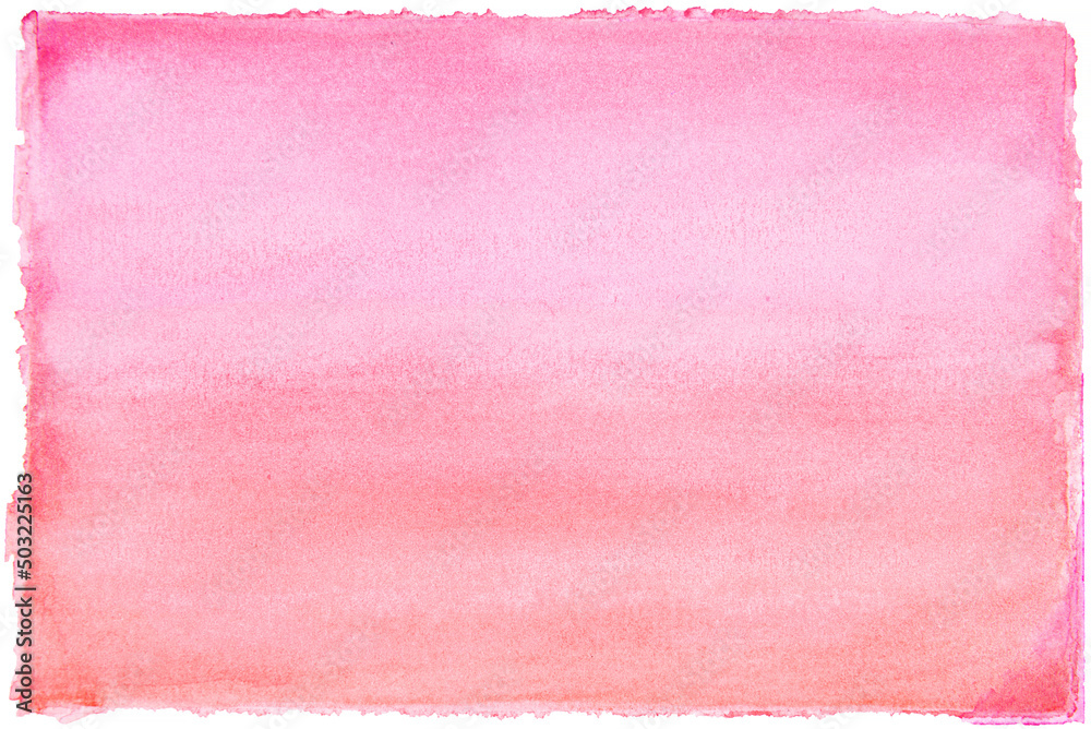 Fototapeta premium Hand painting watercolor on white background