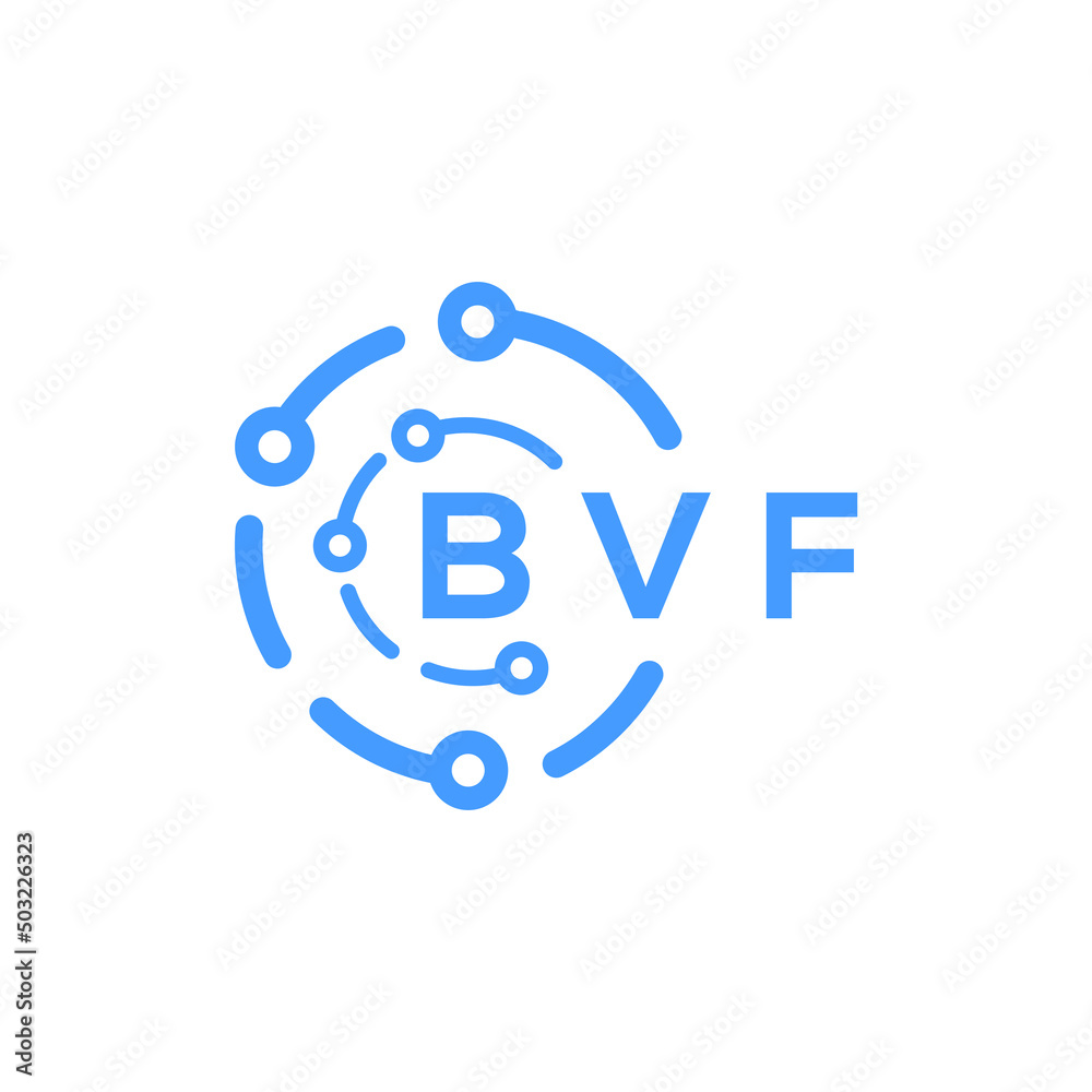 BVF technology letter logo design on white background. BVF creative initials technology letter logo concept. BVF technology letter design. BVF technology letter logo design on white background. BVF creative initials technology letter logo concept. BVF technology letter design.