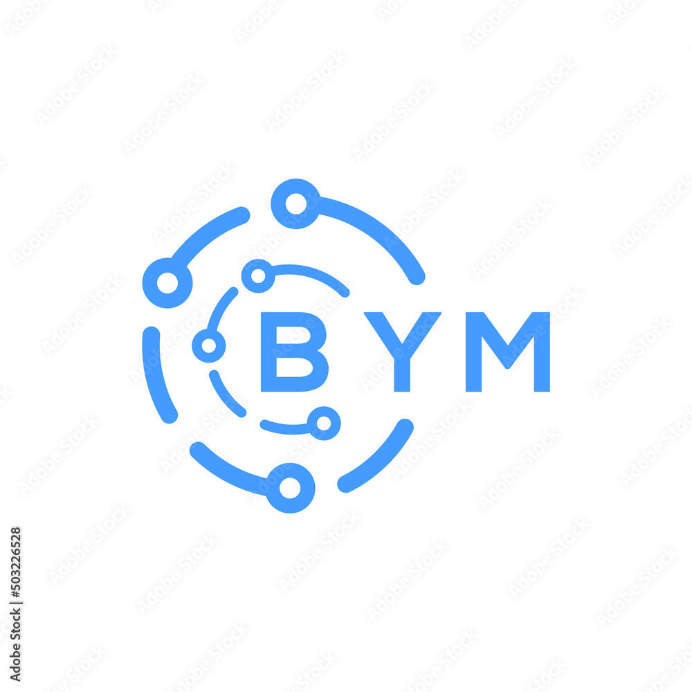 BYM technology letter logo design on white background. BYM creative initials technology letter logo concept. BYM technology letter design. BYM technology letter logo design on white background. BYM creative initials technology letter logo concept. BYM technology letter design.