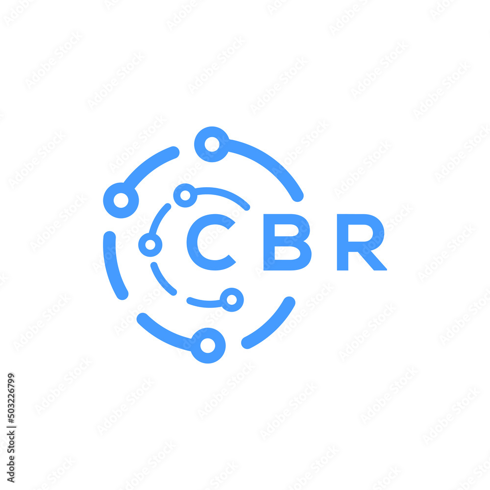 CBR technology letter logo design on white background. CBR creative initials technology letter logo concept. CBR technology letter design. CBR technology letter logo design on white background. CBR creative initials technology letter logo concept. CBR technology letter design.