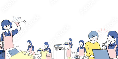 家事代行サービスのタイトルフレーム