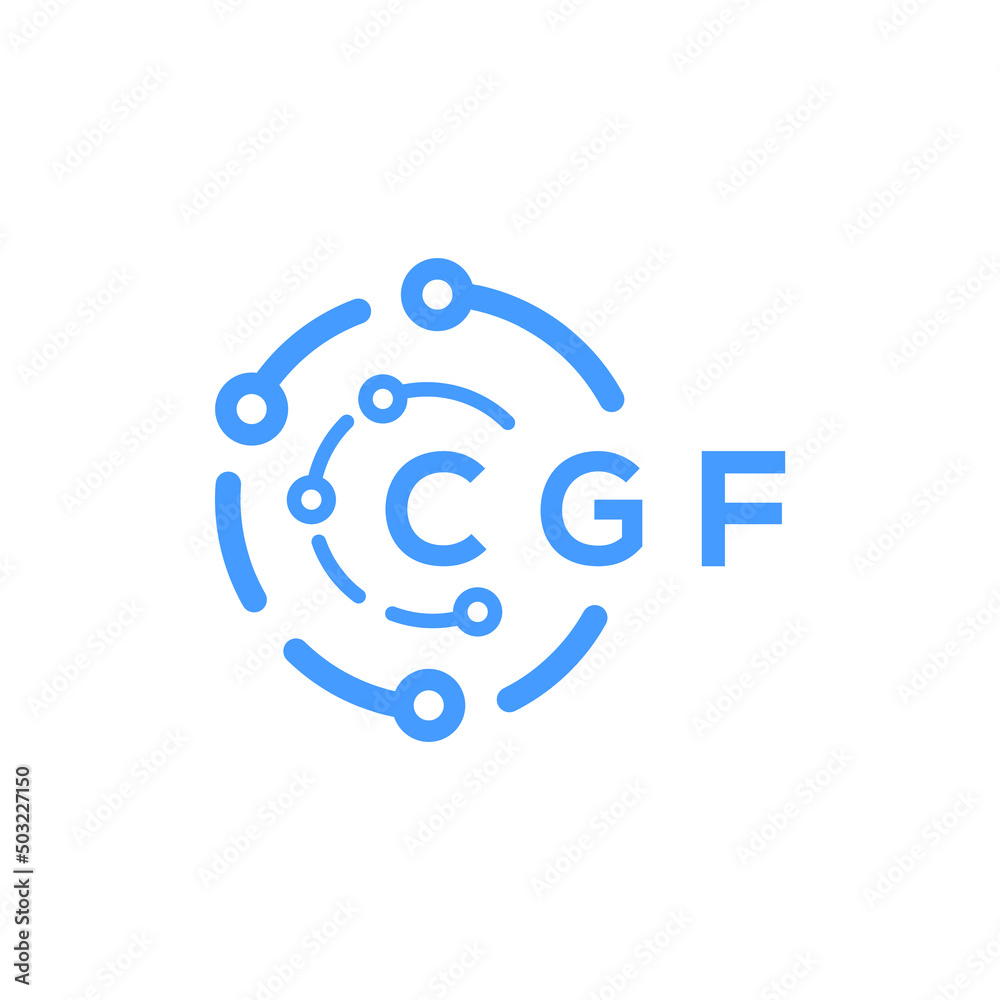 CGF technology letter logo design on white background. CGF creative initials technology letter logo concept. CGF technology letter design. CGF technology letter logo design on white background. CGF creative initials technology letter logo concept. CGF technology letter design.