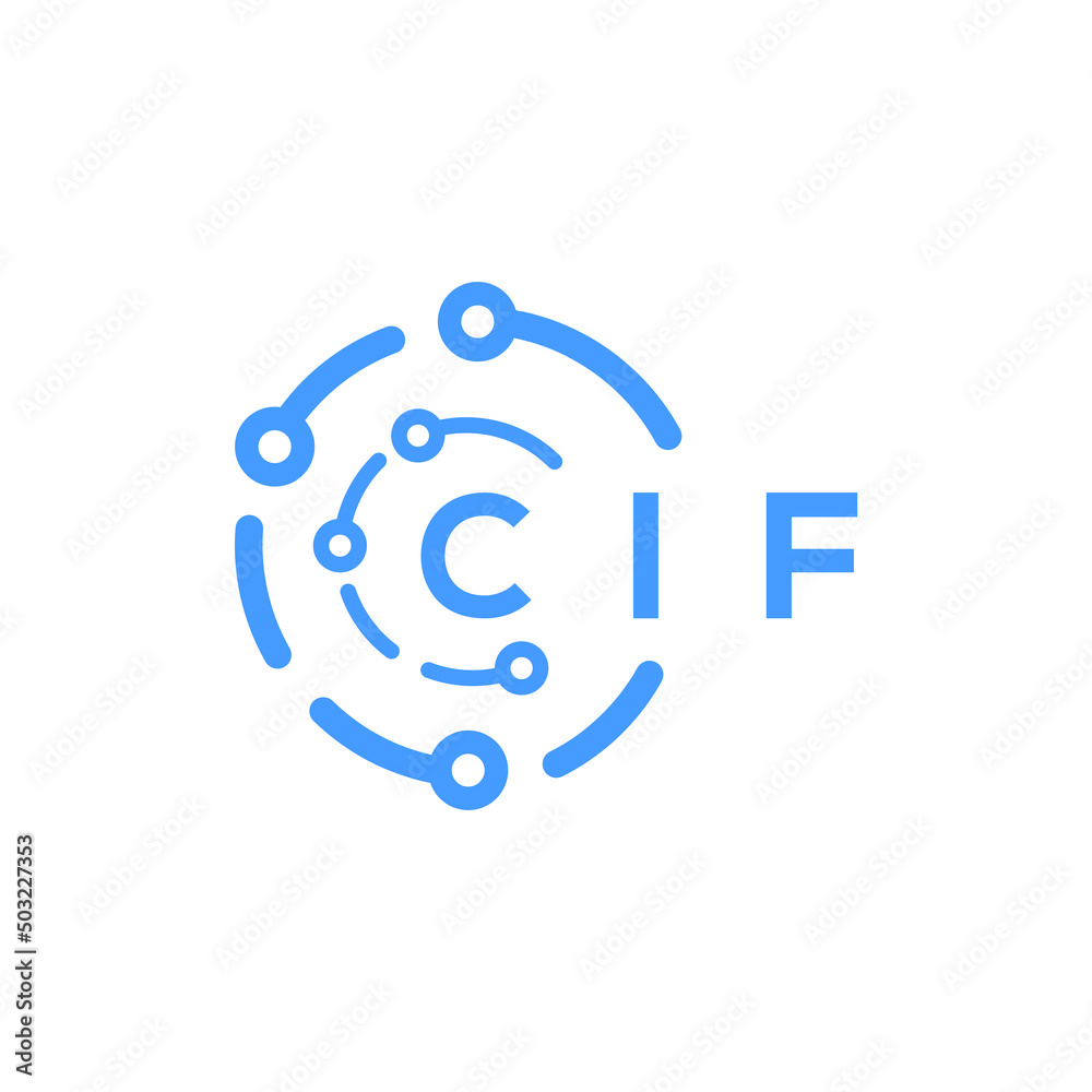 CIF technology letter logo design on white background. CIF creative initials technology letter logo concept. CIF technology letter design. CIF technology letter logo design on white background. CIF creative initials technology letter logo concept. CIF technology letter design.
