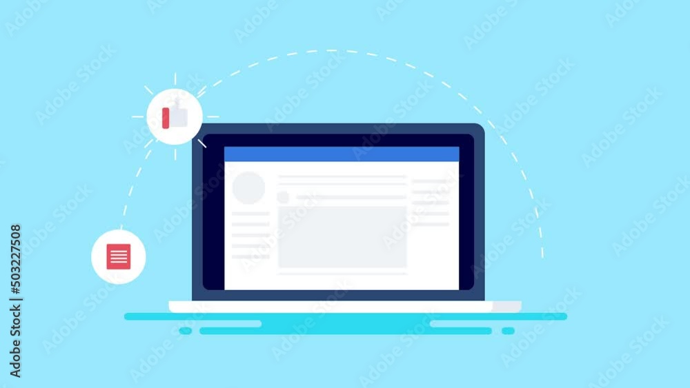 Social media animation, digital marketing and internet communication, user engagement - like, comment, share content concept. Social media animation, digital marketing and internet communication, user engagement - like, comment, share content concept.