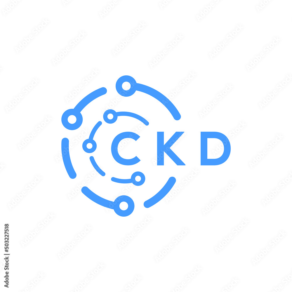 CKD technology letter logo design on white background. CKD creative initials technology letter logo concept. CKD technology letter design. CKD technology letter logo design on white background. CKD creative initials technology letter logo concept. CKD technology letter design.