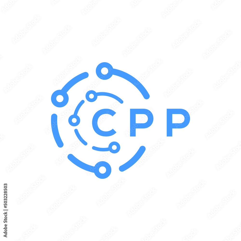CPP technology letter logo design on white background. CPP creative initials technology letter logo concept. CPP technology letter design. CPP technology letter logo design on white background. CPP creative initials technology letter logo concept. CPP technology letter design.